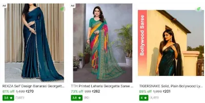 Georgette Saree, Cooking needs and 1 more