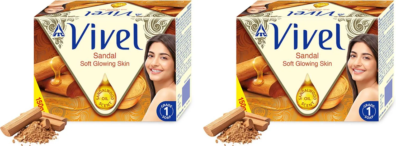 Vivel Sandal Soap (8 x 150 g) at ₹268