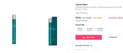 GUESS Bella Vita Eau de Parfum 15ml at ₹783