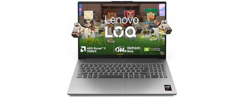 Lenovo LOQ Essential Gaming Laptop, 15.6" 144Hz, 16GB 1.8Kg 512GB at ₹79,240