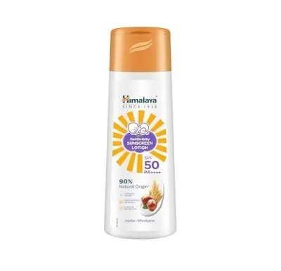 Himalaya Gentle Baby Sunscreen Lotion SPF 50 PA++++ | No White Cast | 100ml at ₹359