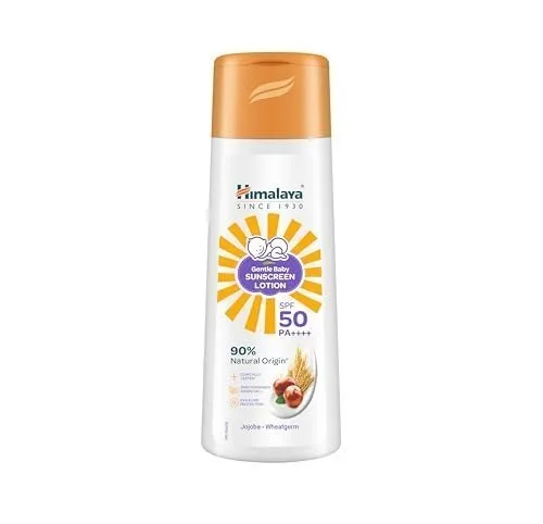 Himalaya Gentle Baby Sunscreen Lotion SPF 50 PA++++ | No White Cast | 100ml at ₹359