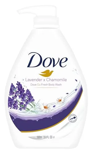 Dove Lavender & Chamomile Go Fresh Body Wash with Relaxing Floral Scent, 1L at ₹256