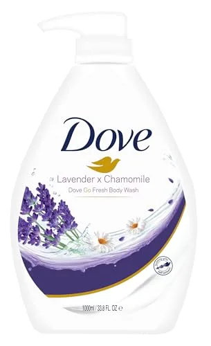 Dove Lavender & Chamomile Go Fresh Body Wash with Relaxing Floral Scent, 1L at ₹256