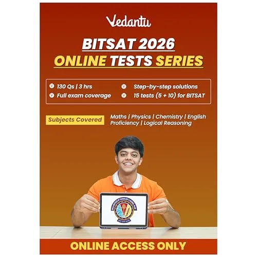 Vedantu BITSAT 2026 Online Test Series | 15 Mock Tests (5 Sectional + 10 Full-Length) | 130 Questions | 3 Hours Pattern | Physics, Chemistry at ₹1