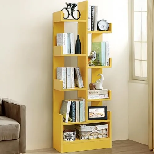 ABOUT SPACE Open Book Shelf Book Storage Display Rack - Wooden Multipurpose Book Storage Display Organizer Rack with Solid Finish Showcase S at ₹2,279