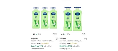 UP TO 67% OFF | Vaseline Skin Care Product