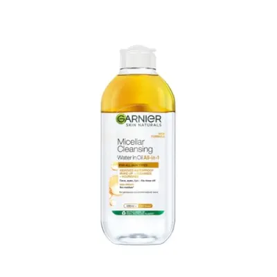 Garnier Micellar Oil-Infused Cleansing Water for Waterproof Makeup, 400ml at ₹224