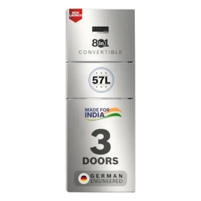 Bosch 302L, 3 Star, MaxFlex Convert Frost Free Triple Door Refrigerator at ₹30,490