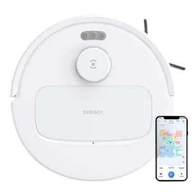 ECOVACS DEEBOT N30 White 2 in 1 Robot Vacuum Cleaner & Mop at ₹15,949
