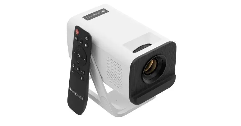 Zebronics Android Smart LED Projector, 4K UHD Support at ₹5,499