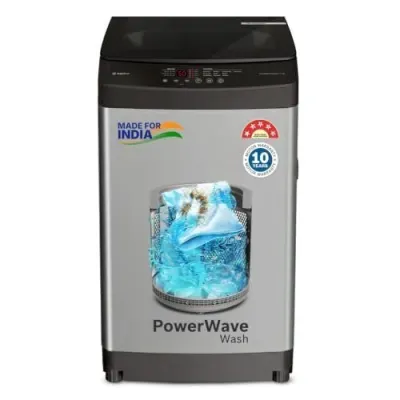 Bosch 8 kg 5 Star Top Load Fully-Automatic Washing Machine, PowerWave Wash,Lint-free with Dual Lint Filter, Water Save, Soft Close Glass Lid at ₹15,340