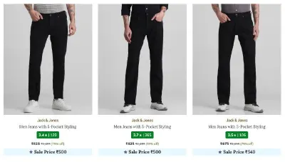 Upto 85% Off On Branded Mens Jeans