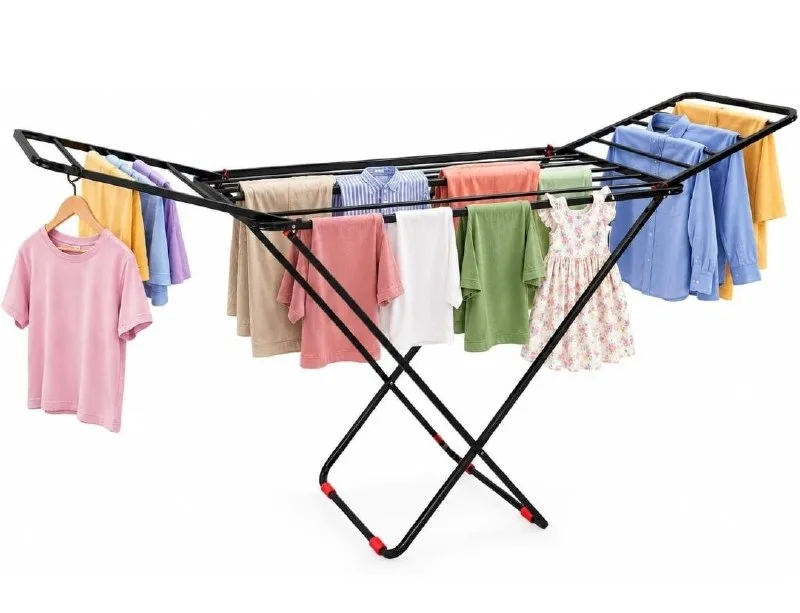 LiMETRO STEEL Foldable Clothes Drying Stand at ₹999
