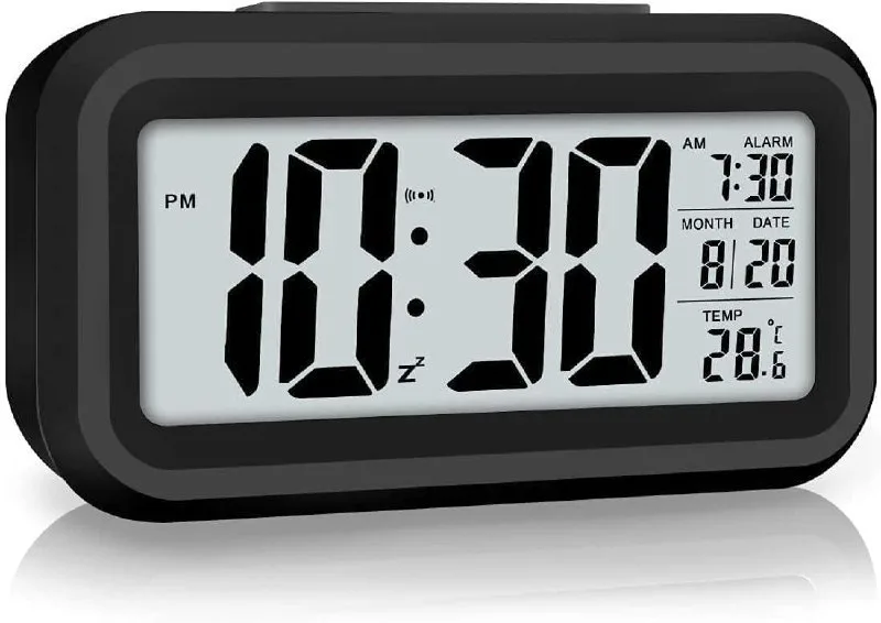 AERYS Digital Alarm Clock with 1 Year Warranty, Night Sensor, Date and Temperature Display at ₹265