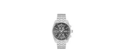 Boss Skytraveller Qtz Fashion Chrono Grey Round Dial Men's Watch at ₹9,946
