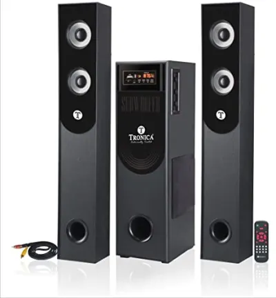TRONICA TR-1501 Auxiliary, Bluetooth Deep Bass Home Theater with Subwoofer 2.1 Channel with 55W Premium Signature Sound, Multiple Connectivi at ₹2,948