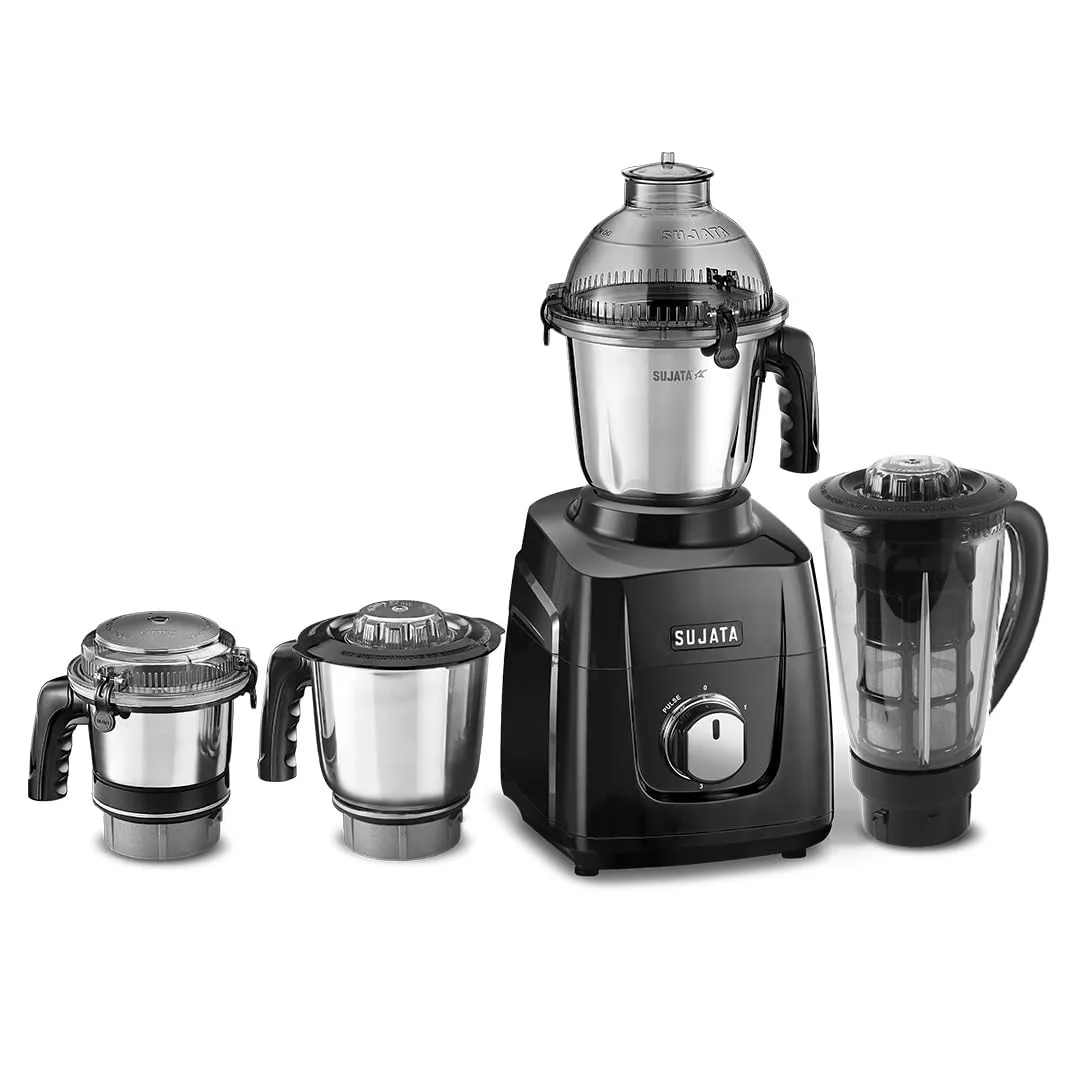 GRAB : Sujata 1000W Mixer Grinder, 4 Jars at ₹6,801