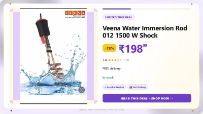 Water Immersion Rod at ₹198