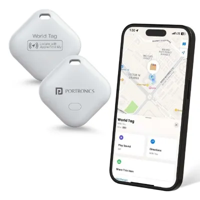 Portronics Worldtag Item Finder with Upto 1 Year Battery Life at ₹549