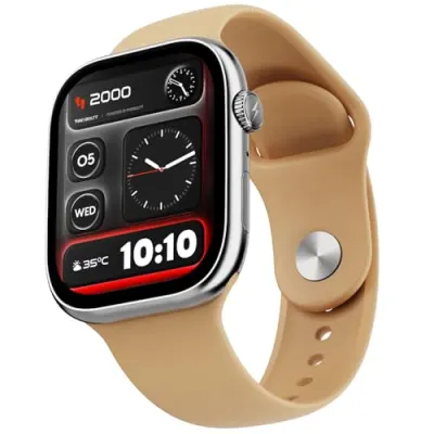 Fire-Boltt Ninja X Ring Smart Watch with 1.96” Large Display, Bluetooth Calling, Wireless Charging, AI Voice Assistant, 500+ Watch Faces, He at ₹999