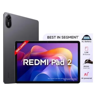 Redmi Pad 2, 11-inch 4GB RAM, 128GB ROM at ₹14,499