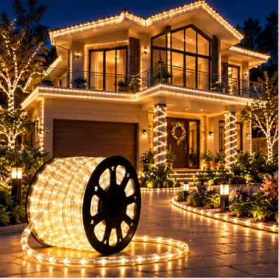 Desidiya 50M LED Rope Light Warm White Lights for Decoration at ₹1,499