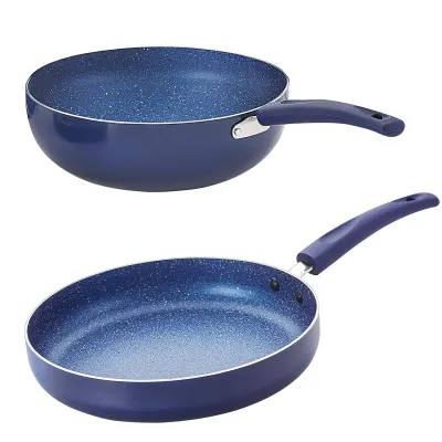 Nirlon Bling Induction Base Non Stick Aluminium 2 Piece Pots and Pan Set at ₹1,381