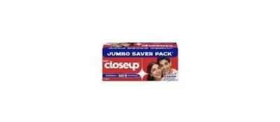 55% off : Close Up Toothpaste 600g Pack of 4 At ₹₹216