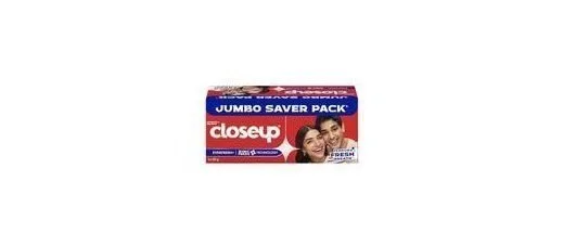 55% off : Close Up Toothpaste 600g Pack of 4 At ₹₹216