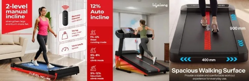 Grab : Upto 82% Off On Lifelong Treadmill + Apply Coupons