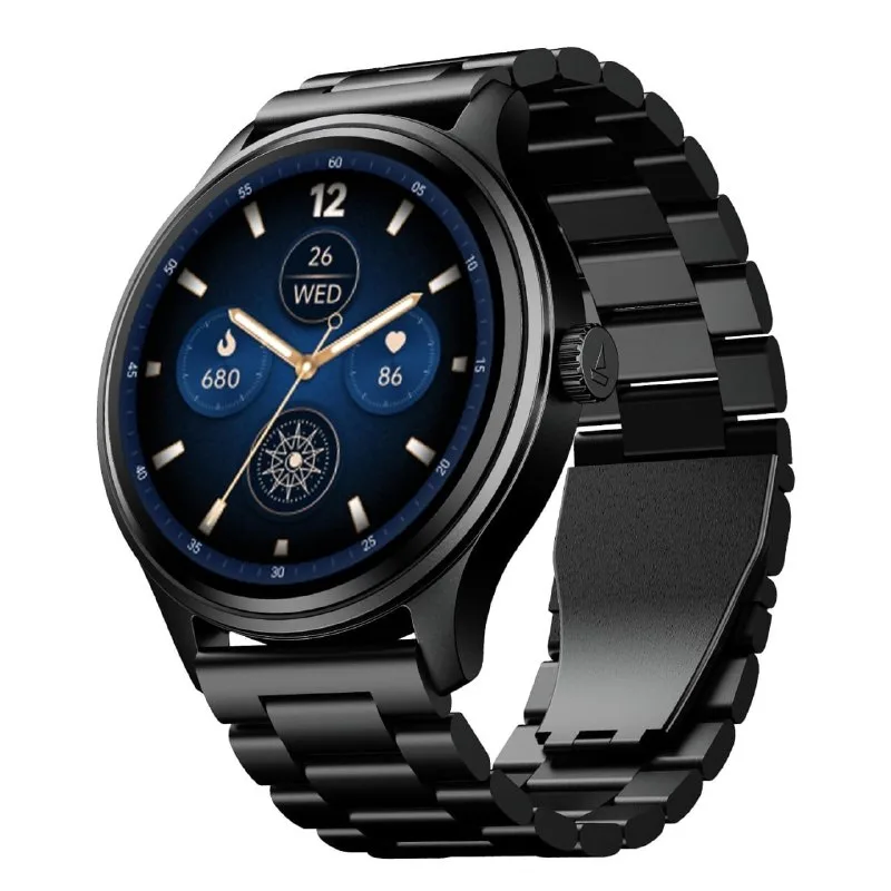 boAt Lunar Discovery Neo, 1.39" (3.5 cm) Round HD Display, Premium Metallic Finish at ₹1,399