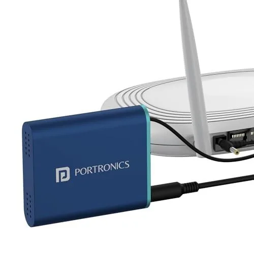 Portronics Power Plus Advanced Mini Router UPS for 12V DC Wi at ₹799