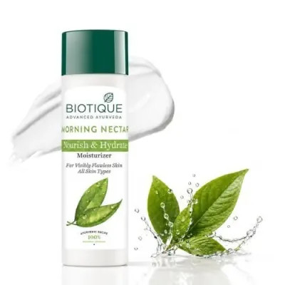 Biotique Morning Nectar Flawless Skin Moisturizer | Prevents Dark Spots, Blackheads and Blemishes | Visibly Flawless Skin | Nourishes and Hy at ₹99