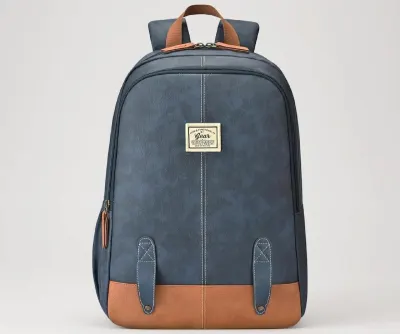 Gear Eco Classic 16"/20L Medium Water Resistant Faux Leather Daypack at ₹539