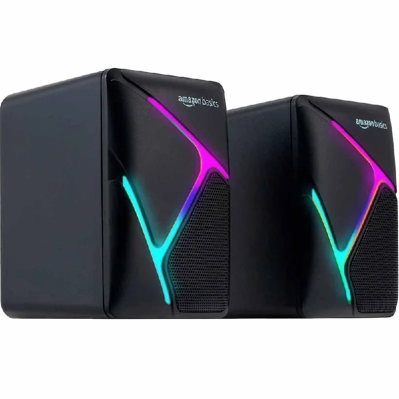 Amazon Basics 2 X 3W Multimedia PC Gaming Speaker with Aux Connectivity at ₹579