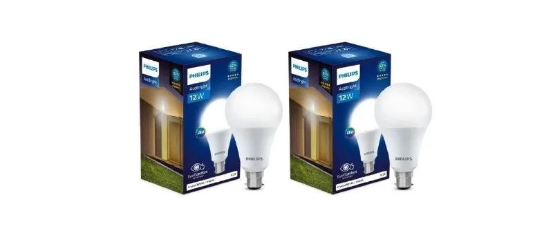 PHILIPS StellarBright 12-Watt LED Bulb B22 Base (Crystal Whi at ₹133