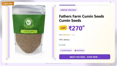 Cumin Seeds (750 g) at ₹270