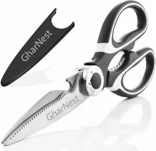 Multi Purpose Kitchen Scissors Heavy Duty Stainless Steel Sh at ₹94