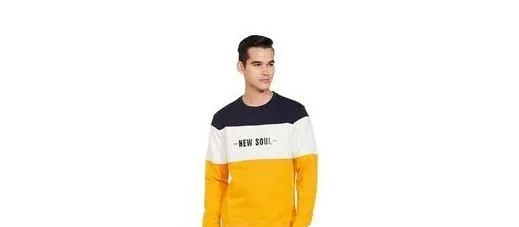 Symbol Men Cotton Rich Light Weight Crew at ₹329