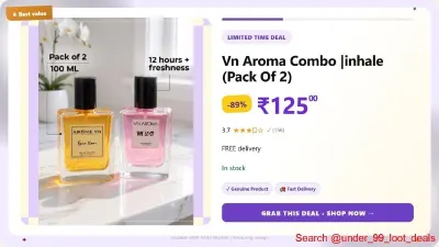 Vn Aroma Combo |inhale (Pack Of 2) at ₹125