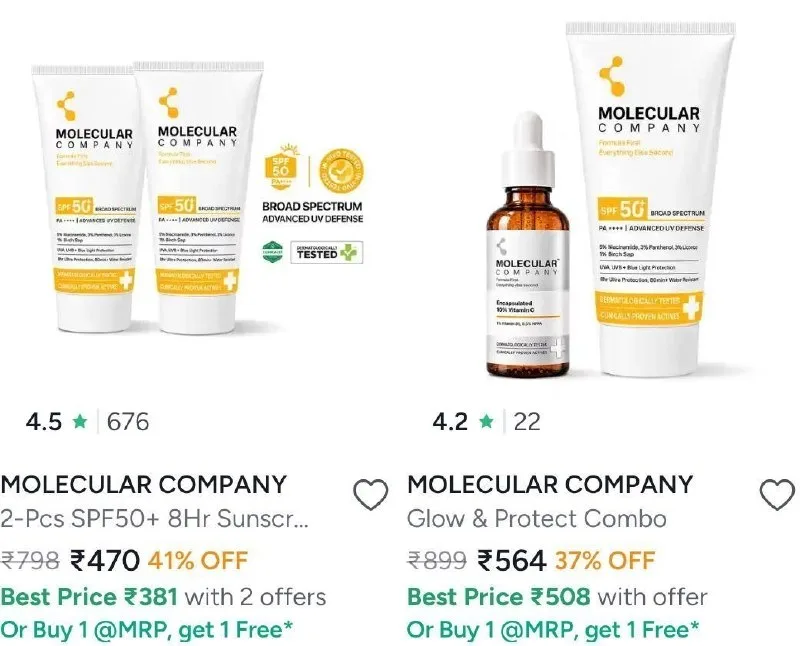 MOLECULAR COMPANY — BFF SALE IS LIVE! – BUY 1 GET 1 FREE (BOGO) on Molecular Company