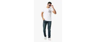 Pepe Jeans Men's Regular Fit Mid Rise Jeans at ₹996