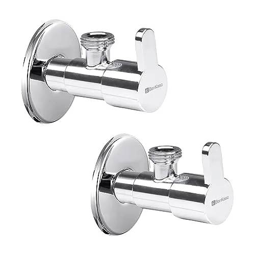 BonKaso Stainless Steel Angle Valve for Bathroom Angle Valve at ₹238