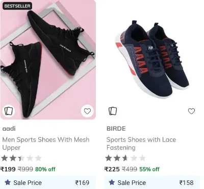 Loot : Men's Footwear Upto 80% Off at ₹150
