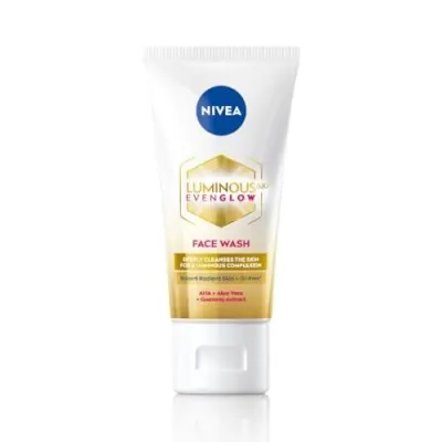 NIVEA Luminous Even Glow 2% AHA Face Wash | Oil-Free Cleanse at ₹115