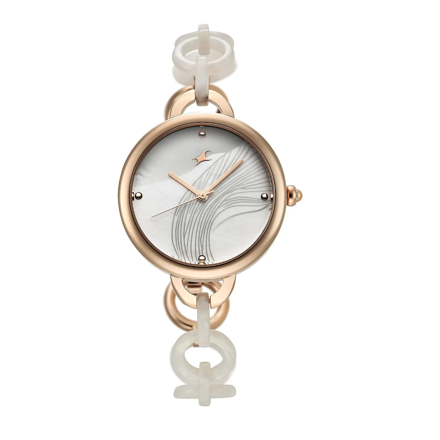 Fastrack Younique Quartz Analog Mother of Pearl at ₹2,688