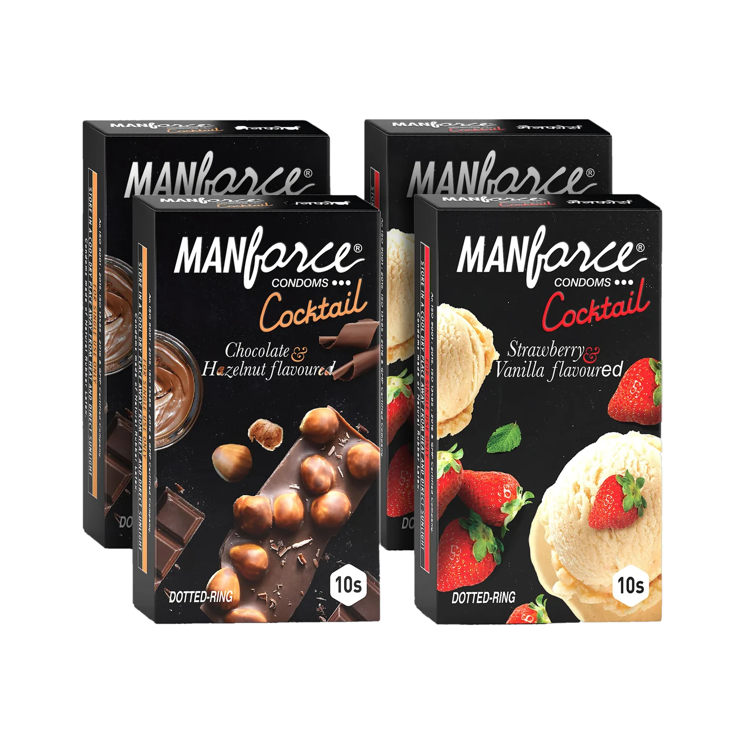 18+ deal: MANFORCE Combo Pack Condom (Set of 4, 40 Sheets) at ₹158