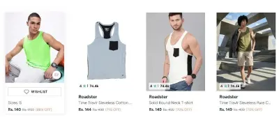 Branded Clothing from ₹293