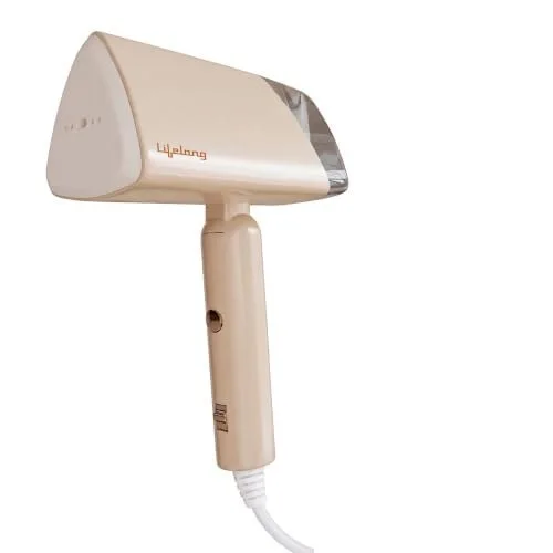 Lifelong Garment Steamer | 1200W Wrinkle Remover, 90° Foldable, 130ml Detachable Water Tank, Fast Heat Up in 30 Seconds | Portable Vertical  at ₹1,999
